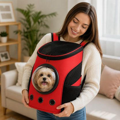 Astronaut Pet Carrier Backpack – Space Capsule Travel Bag