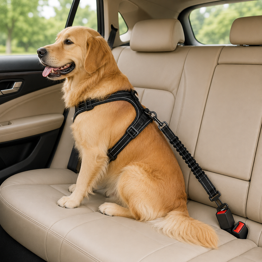 Adjustable Dog Car Seat Belt – Pet Safety Travel Lead